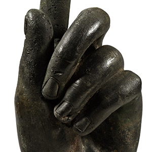 Monumental Roman Bronze Left Hand