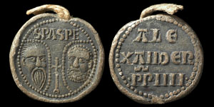 Medieval - Lead Papal Bulla Seal - Alexander IV