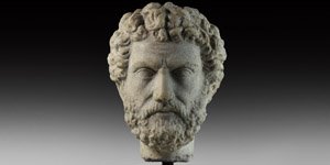 Roman Marble Head of Antoninus Pius