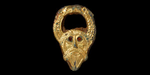 The Kingsworthy Anglo-Saxon Horned Wodens Head Appliqué