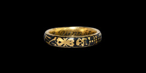 George II Gold Dunn Family Skeleton Memento Mori Ring