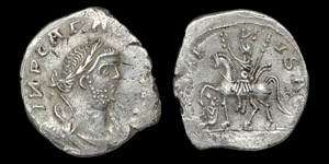Roman Carausius - Emperor Riding Denarius