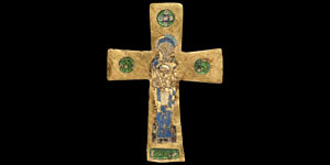 Byzantine Enamelled Gold Cross