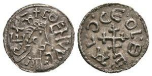 Anglo-Saxon Coins - Coenwulf - London / Ceolbeald - Crosslet Penny