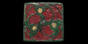 Iron Age Celtic The Mashbury Enamelled Terret Mount