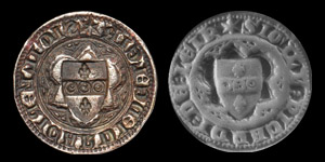 Medieval Heraldic Seal for Richard de Leik