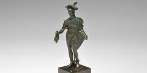 Roman Bronze Mercury Statuette