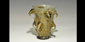 Rhenish Glass Multiple-Handled Beaker