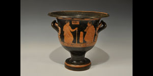 Greek Apulian Figural Bell Krater