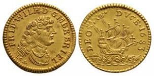 World Coins - German States - Brandenburg - Guinea Coast - 1683 - Gold Trade Ducat