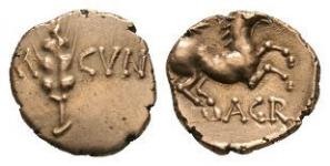 Celtic Iron Age Coins - Catuvellauni - Agr - Horse Gold 1/4 Stater