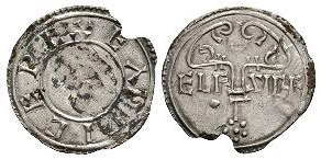 Anglo-Saxon Coins - Eadwig - North-Western Mint / Aelfsige - Floral Type C Penny