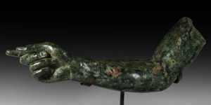 Roman Life-Size Gesturing Statue Arm