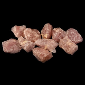 Large Rose Quartz Mineral Specimens