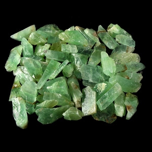 Pale Green Calcite Mineral Specimens