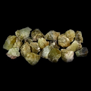 Large Green Calcite Mineral Specimens