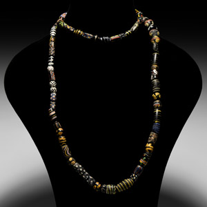 Venetian Glass Lampwork Bead Necklace String