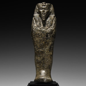 Egyptian Rhyolite Shabti for King Senkamanisken