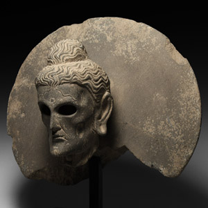 Gandharan Head of Emaciated Buddha