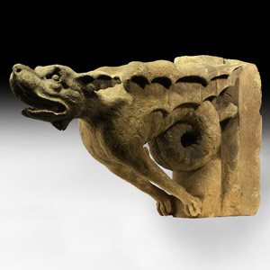 Medieval Wyvern Gargoyle
