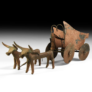 Western Asiatic Levantine Cart with Oxen