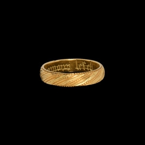 Medieval Gold The Gift of Loyal Love Posy Ring