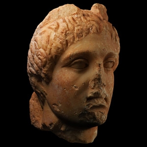Roman Marble Head of Mercury