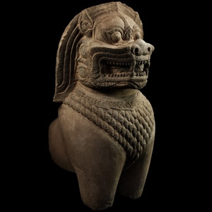 South East Asian Khmer Guardian Figure