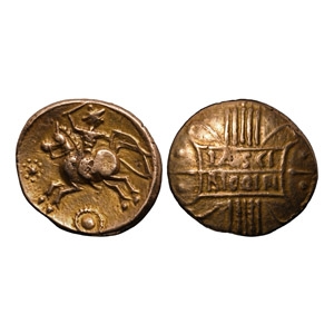 Celtic Iron Age Coins - Catuvellauni - Tasciovanus - Tascio Rigon Variant Gold Stater