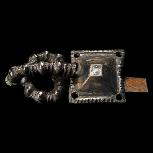 Large Germanic Silver Buckle