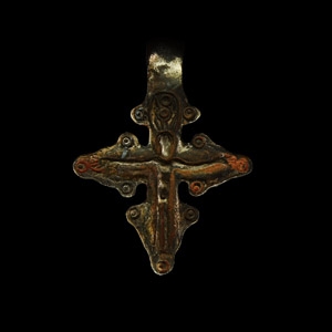Post Medieval Silver Cross Pendant