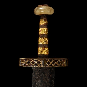 Migration Period Sword with Jewelled Hilt and Scabbard Elements