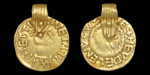 Saxon Gold Coin Pendant