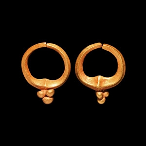 Parthian Gold Earrings