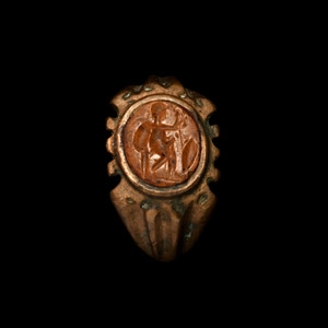 Ring with Warrior Gemstone