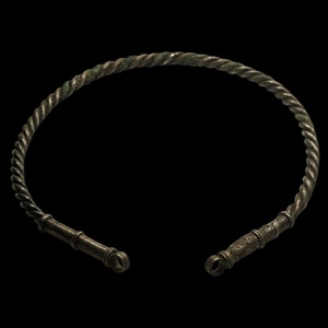 Viking Age Silver Twisted Neck Torc