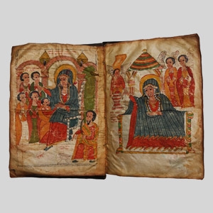 Book of Psalms with Eight Full Page Paintings