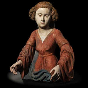 Limewood Figure from a Lusterweibchen