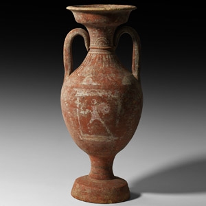 Magna Graecia Amphora with Warrior