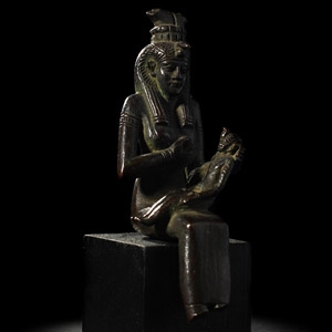 Isis with Horus Statuette