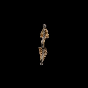 The Lyminge Anglo-Saxon Gilt Silver Bow Brooch