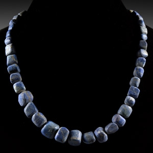 Natural History - Lapis Lazuli Bead Necklace