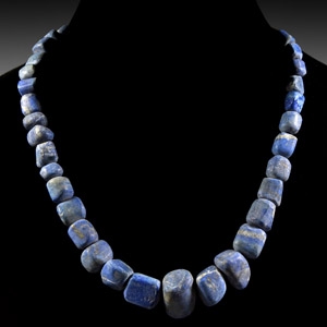 Natural History - Lapis Lazuli Bead Necklace