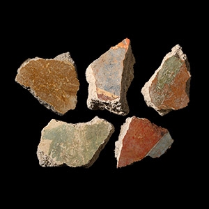 Roman Fresco Painted Wall Plaster Collection