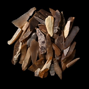 Stone Age Knapped Flint Knife Blade Collection