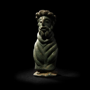 The Everleigh Romano-British Seated Figurine of the Philosopher Epicurus