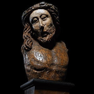Swabia Gothic Bust of Christ