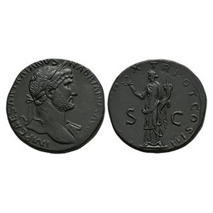 Ancient Roman Imperial Coins - Hadrian - Felicitas AE Sestertius