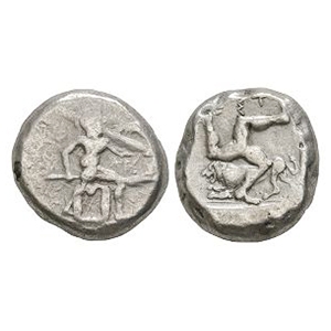 Ancient Greek Coins - Pamphylia - Aspendos - Triskele AR Stater