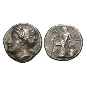 Ancient Greek Coins - Mysia - Kyzikos - Apollo AR Tetradrachm